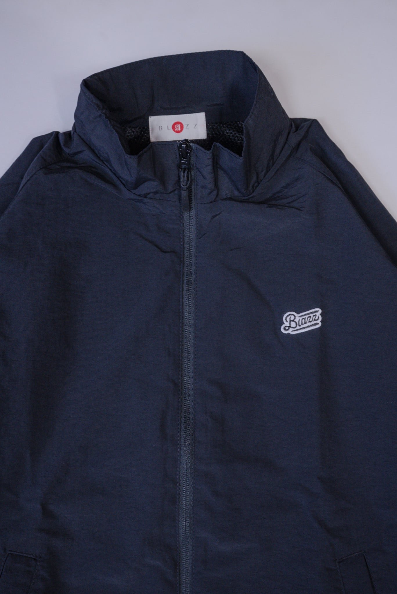 Logo Reflector Nylon Training Jacket [BLACK] | blazz works
