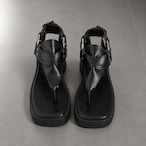 strap tong sandals / l0691