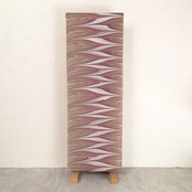 「カカオと雪解け水のチュイル」ゆらぎ柄〜セオアルファ　浴衣・夏着物・単衣