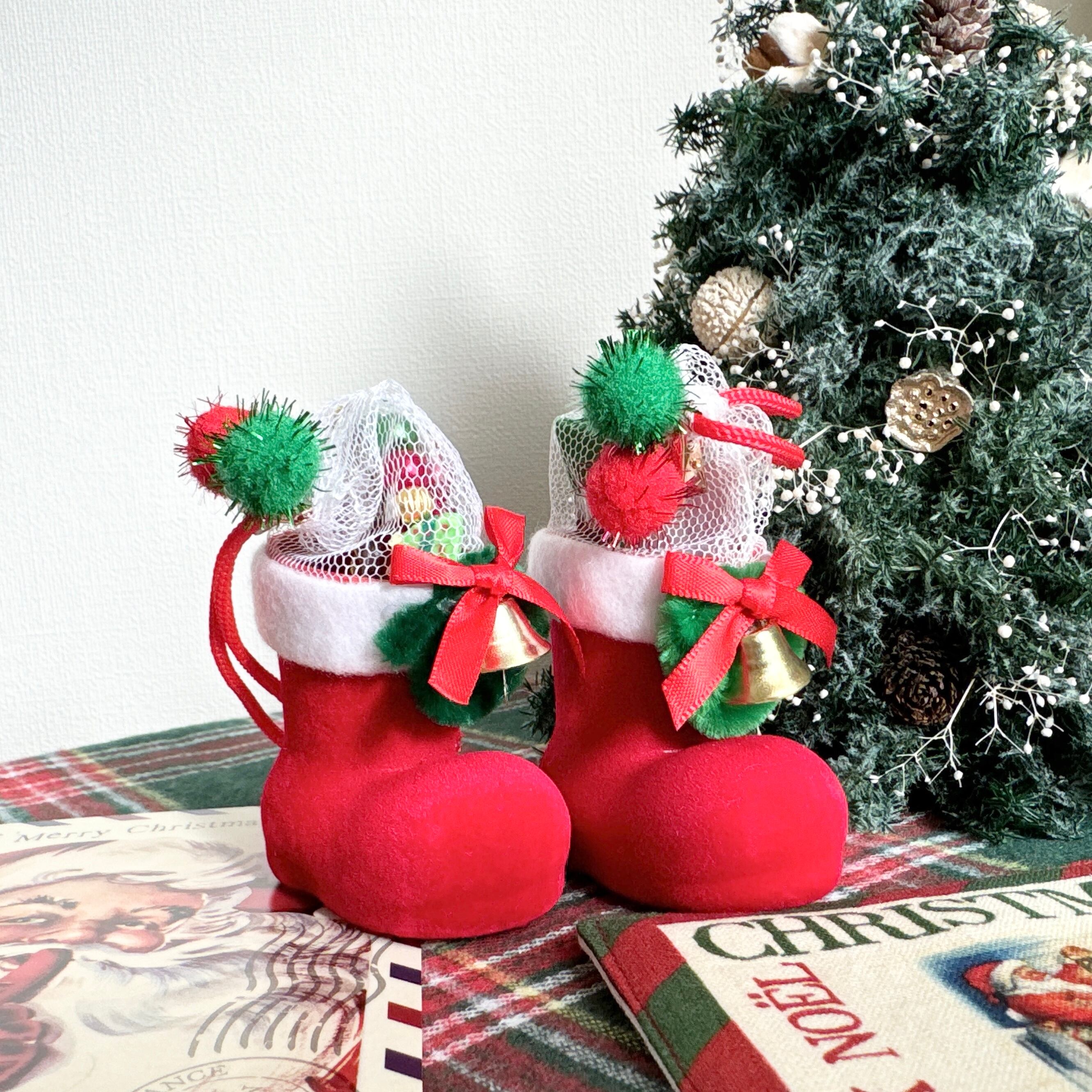 クリスマス*うちのこサンタブーツセット