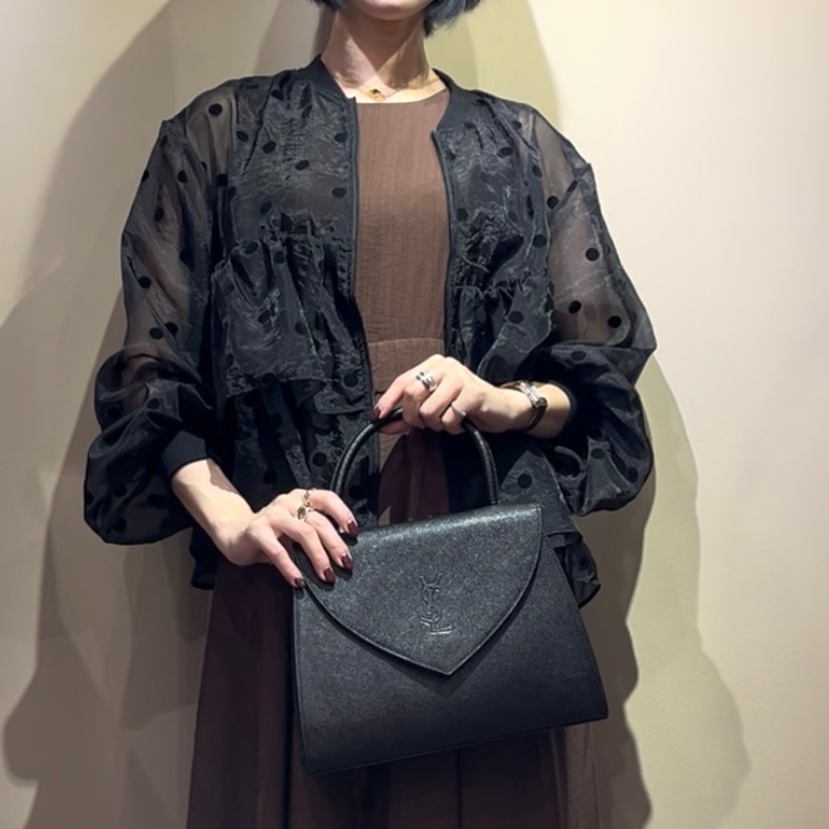 激レア】極美品CHANEL ブラック フラワーモチーフ ショルダーバッグ