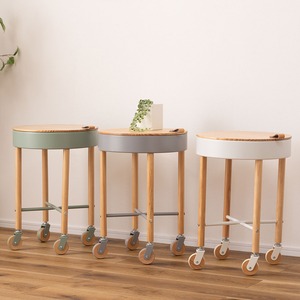 キャスター付き サイドテーブル