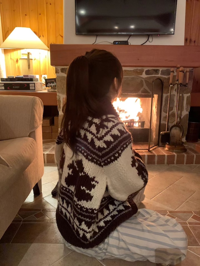 (予約) ounce / Handmade maple cowichan cardigan 1color