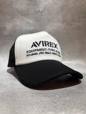 AVIREX / アヴィレックス NUMBERING MESH CAP  メッシュキャップ ホワイト ビックサイズ