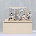 ピーカブーひな人形 ベルズキッスシリーズ 収納飾り 【すずめ】 ひな人形｜雛人形｜桜｜和モダン｜フラワー屏風 thumbnail 15