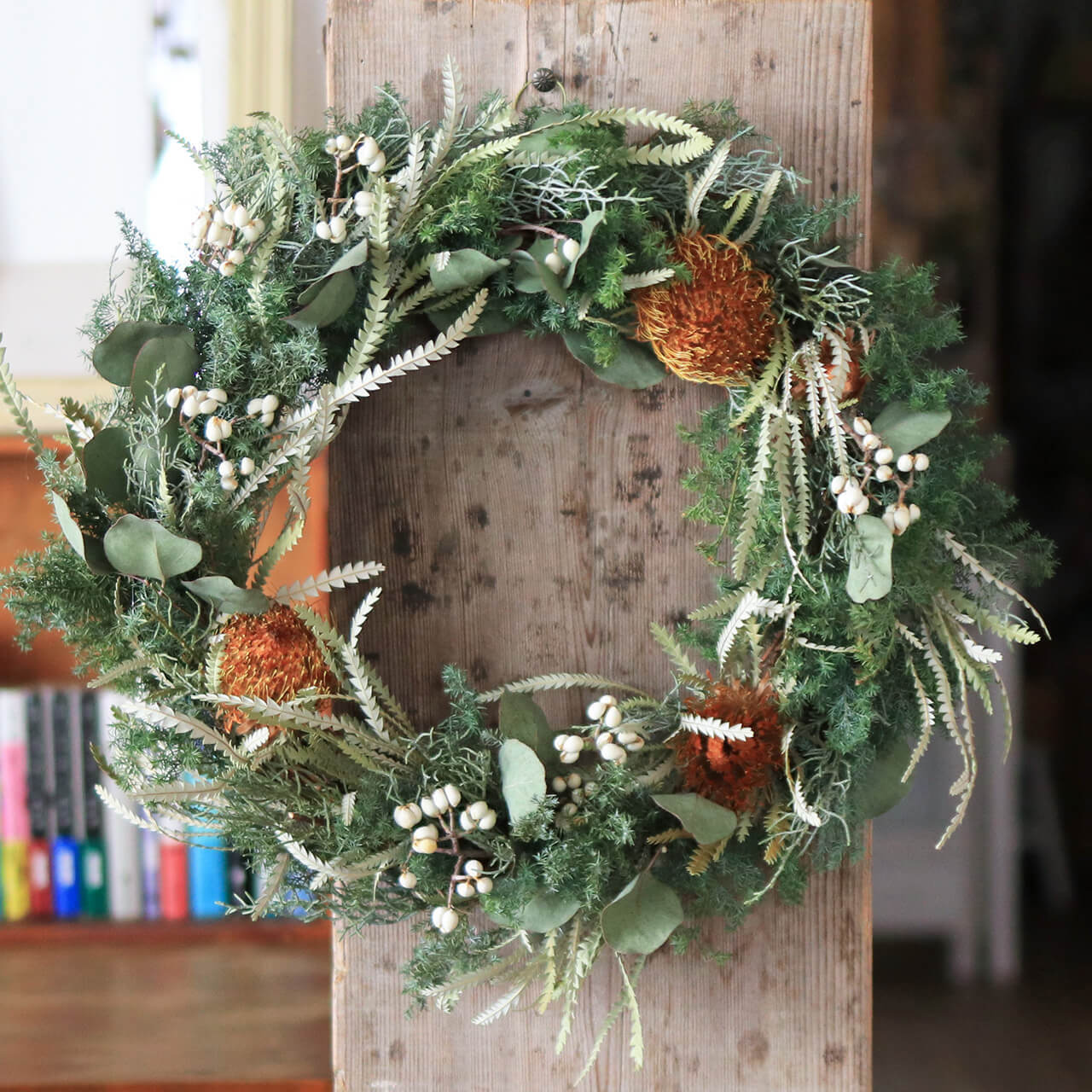 1点もの 約直径38cm 】バンクシャとナンキンハゼ 針葉樹の大きな