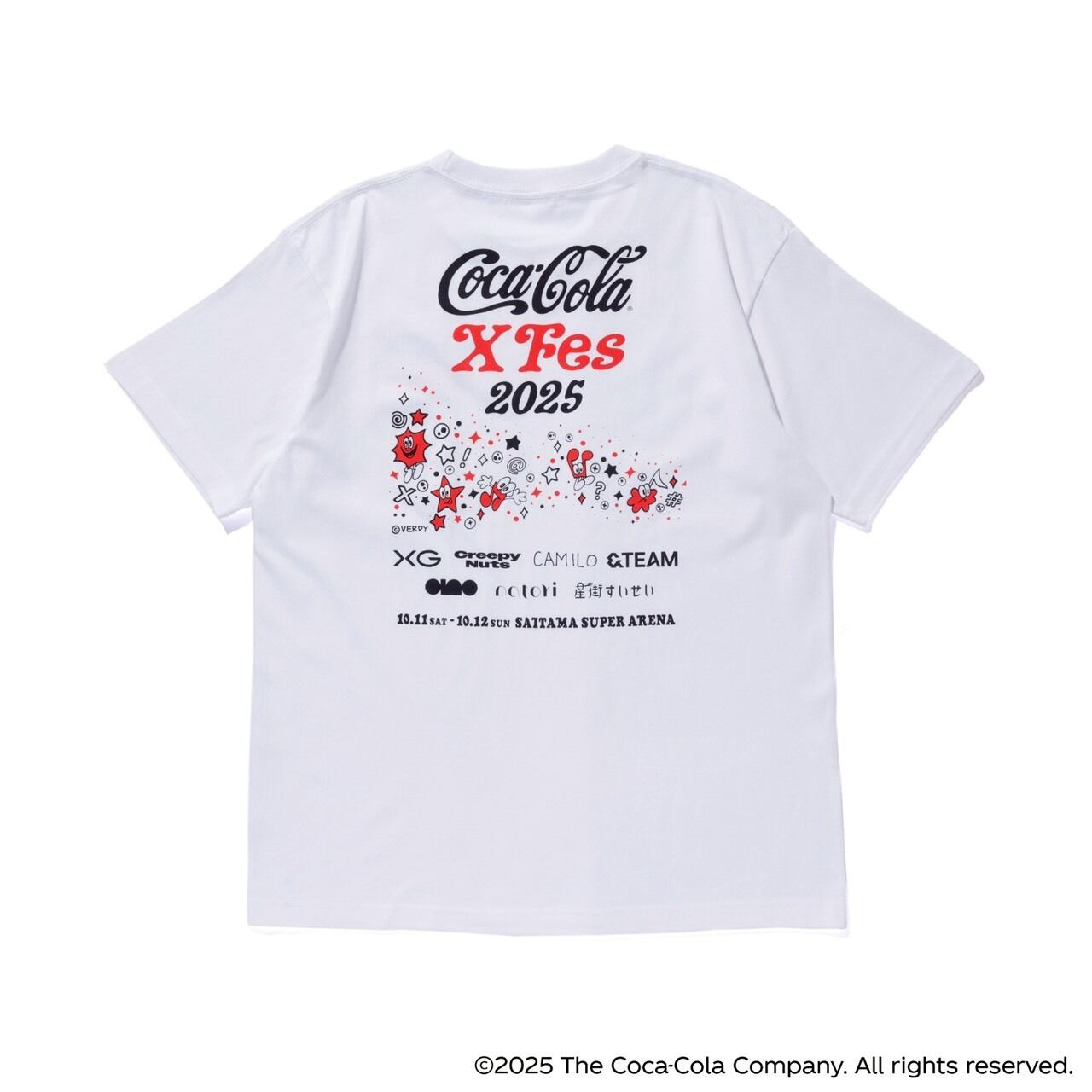 Coca-Cola X Fes 2025 verdy　VICK TEE L　白 Coca-Cola X Fes 2025 VICK TEE（White） | VERDY'S GIFT SHOP