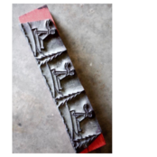 フランス 15c ソリの寡黙的少年たち 木製スタンプ アンティーク