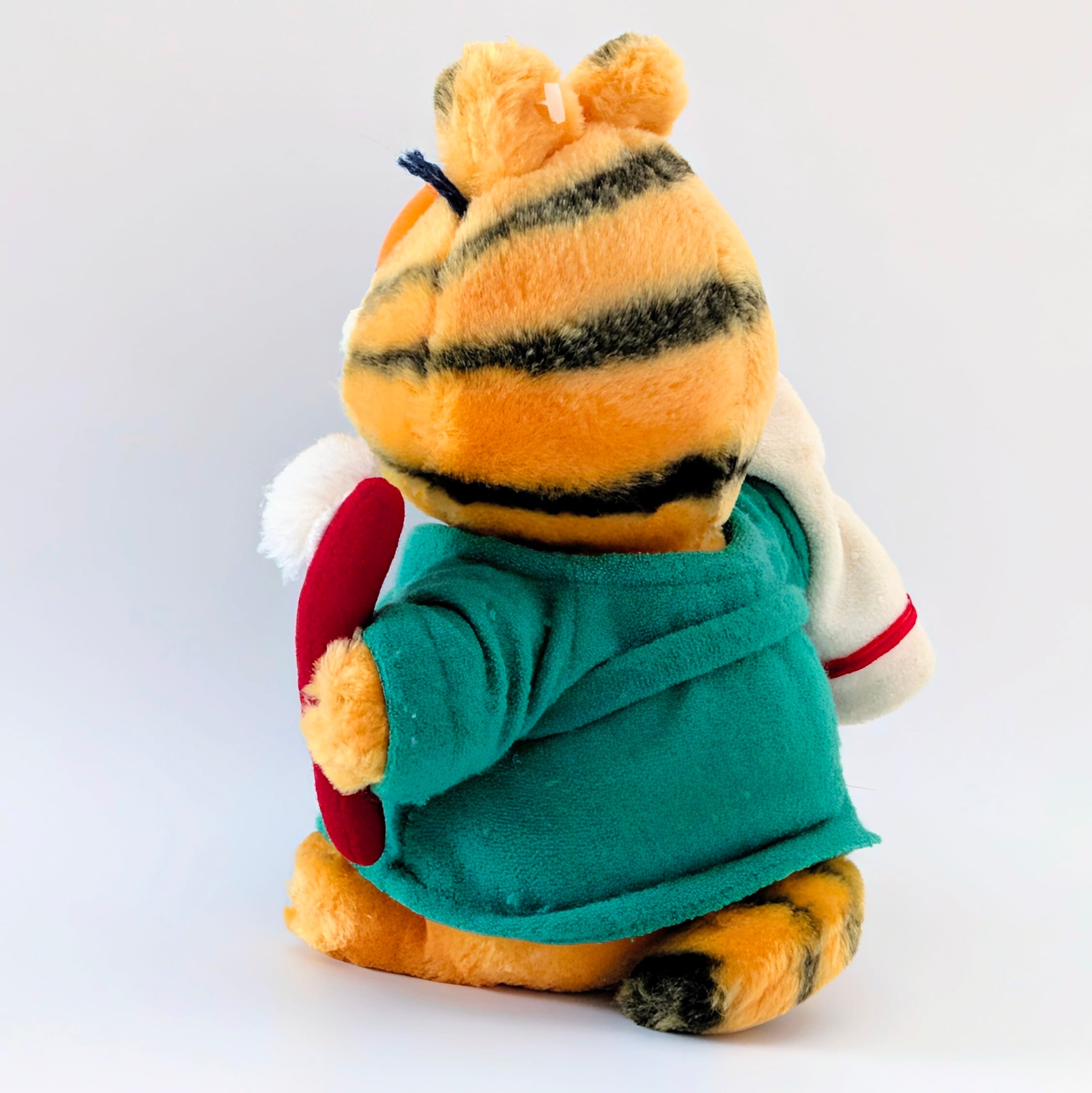 ☆ VINTAGE 1980年代初期 ☆【 Garfield ( ガーフィールド ) 】『 Zzz... オヤスミ歯磨きガーフィールド 』ぬいぐるみ プラッシュ plush 1980年代年製 〚アメリカン雑貨 アメトイ〛
