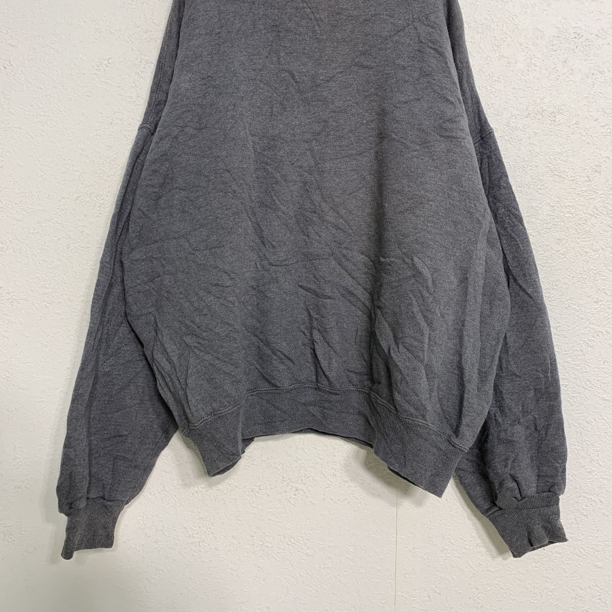 Herman's スウェット トレーナー L〜 グレー 無地 古着卸 アメリカ