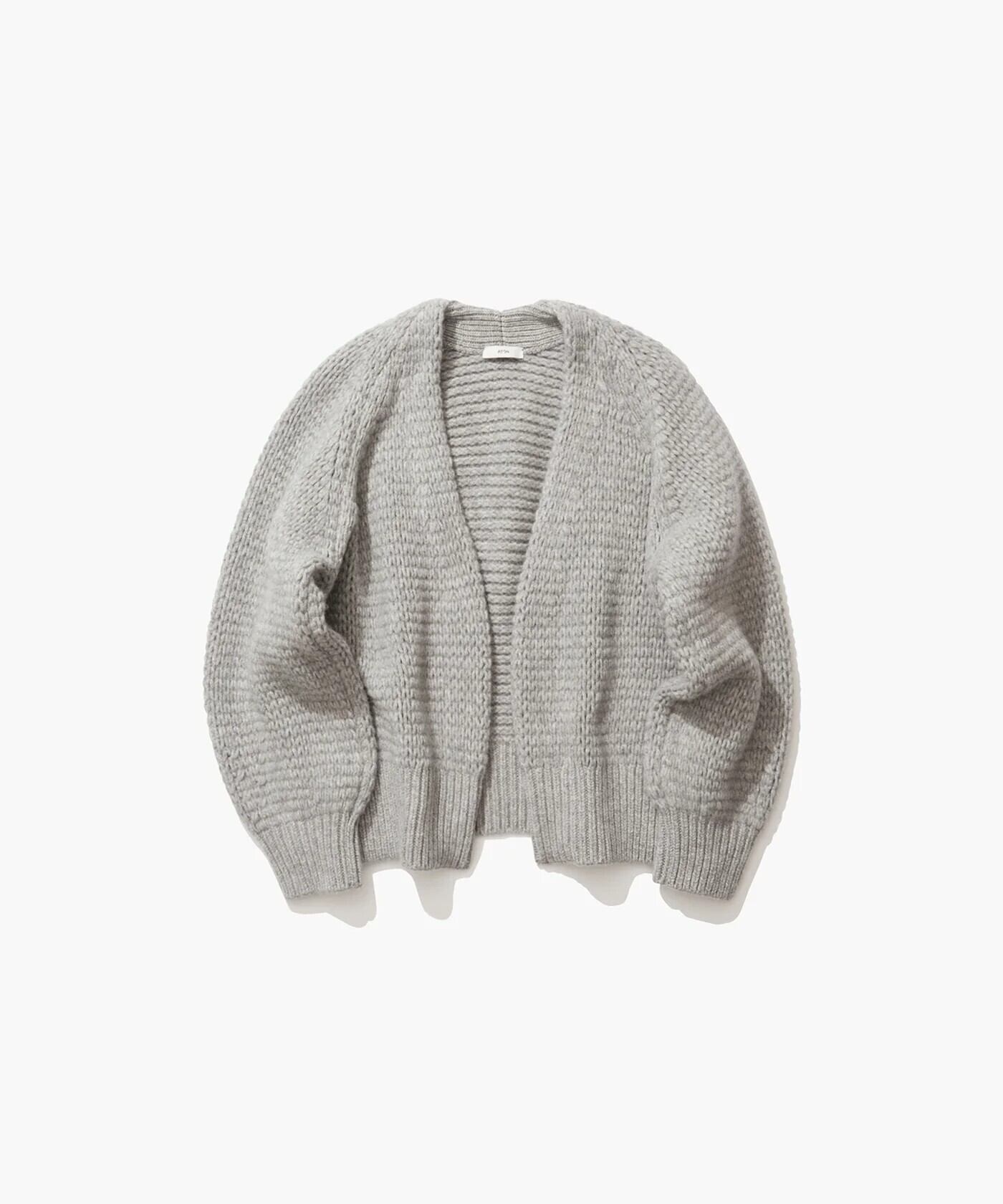 ATON】WOOL CASHMERE SILK CARDIGAN | RADICA douceHarmonie