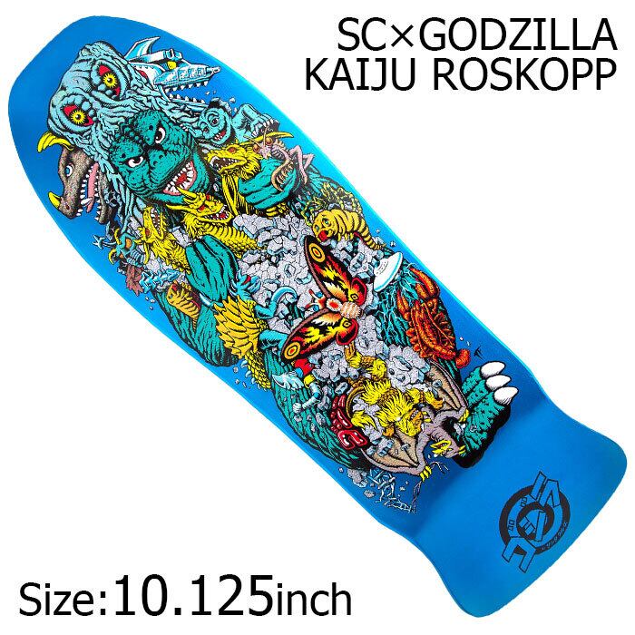 SANTA CRUZ SC×GODZILLA Jr. NATAS SC×GODZILLA KAIJU ROSKOPP SC