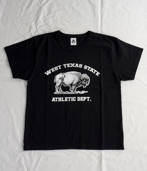 TACOMA FUJI RECORDS  WEST TEXAS STATE ATHLETIC DEPT.  designed by MATT LEINES BLACK