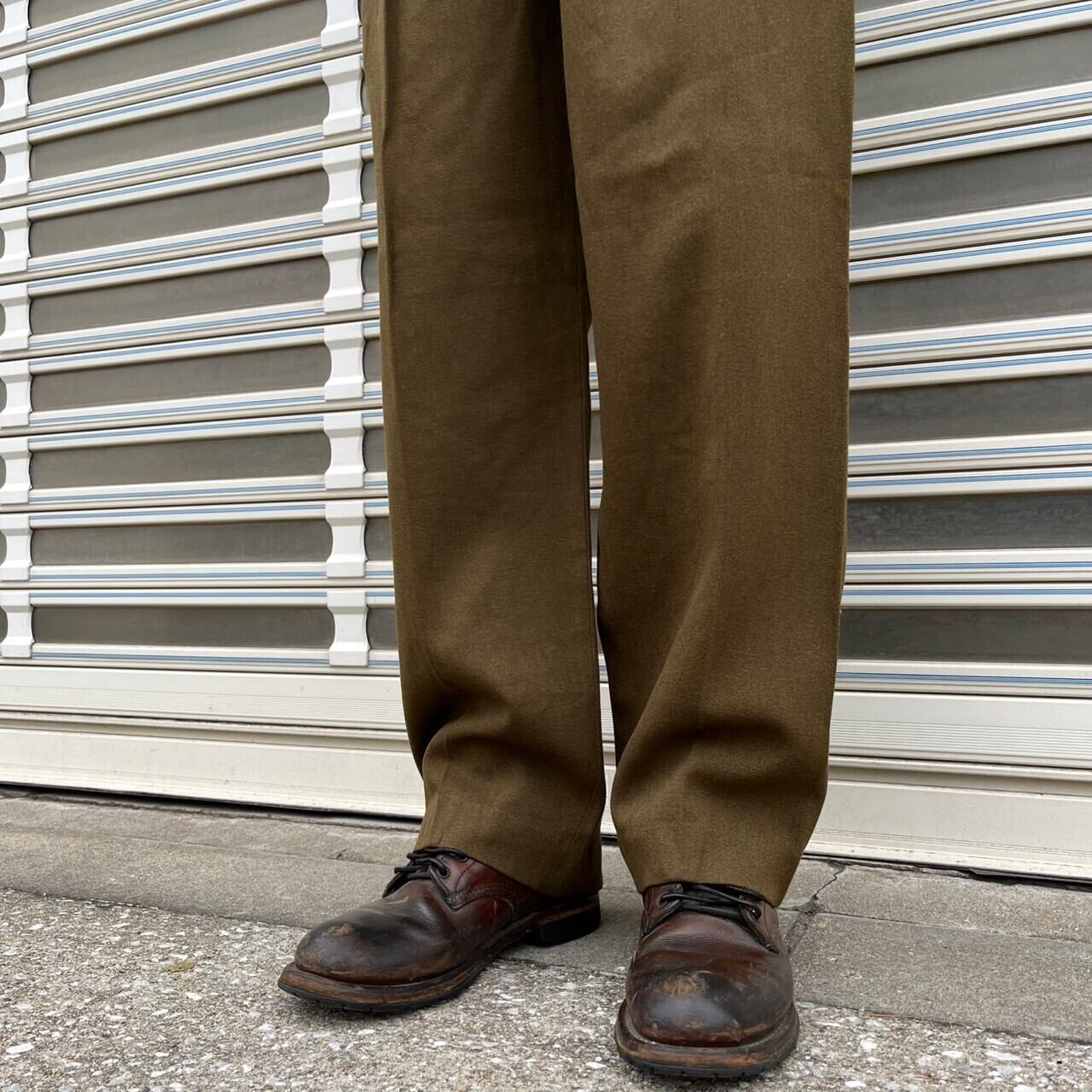 60s イギリス軍 ドレスパンツ No.2 スラックス トラウザーズ 60s イギリス軍 ドレスパンツ No.2 スラックス トラウザーズ