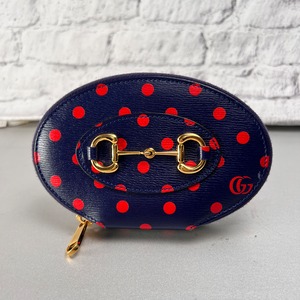 GUCCI グッチ ホースビット コインケース 小銭入れ、コインケース 紺 A-14169