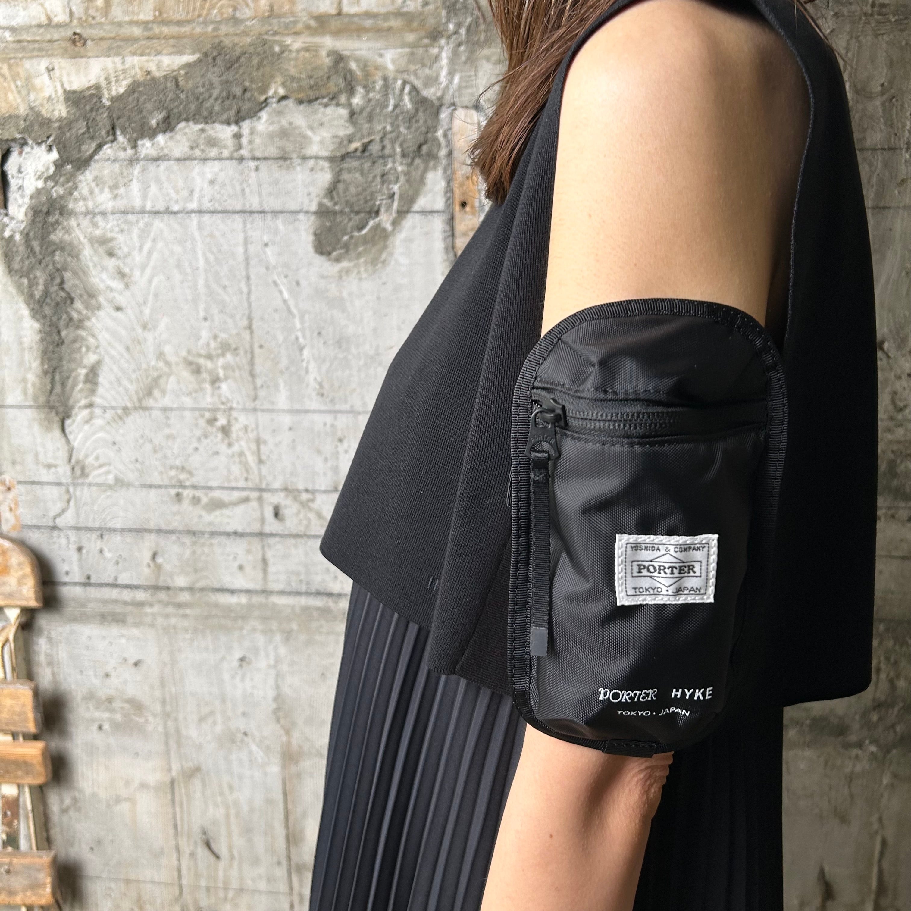 送無料 PORTER × HYKE ARM POUCH アームポーチ 18㎝ 黒 | www.tuttavia.eu