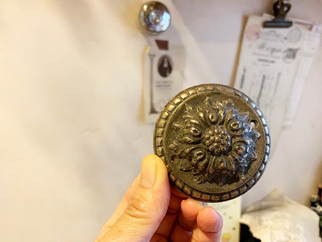 アンティークパーツ 真鍮の飾り