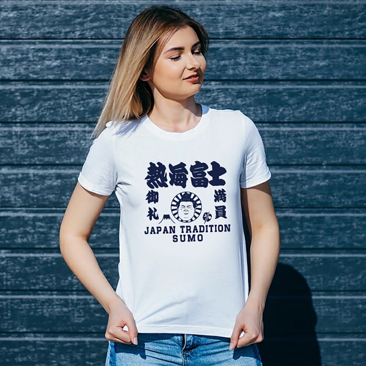 豊昇龍】 半袖Tシャツ 大相撲 力士イラスト 黒/白/ネイビー 日本相撲