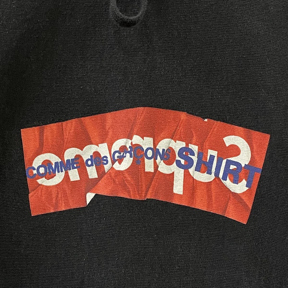 御用達17SS Supreme/CDG SHIRT Box Logo Hoodie M