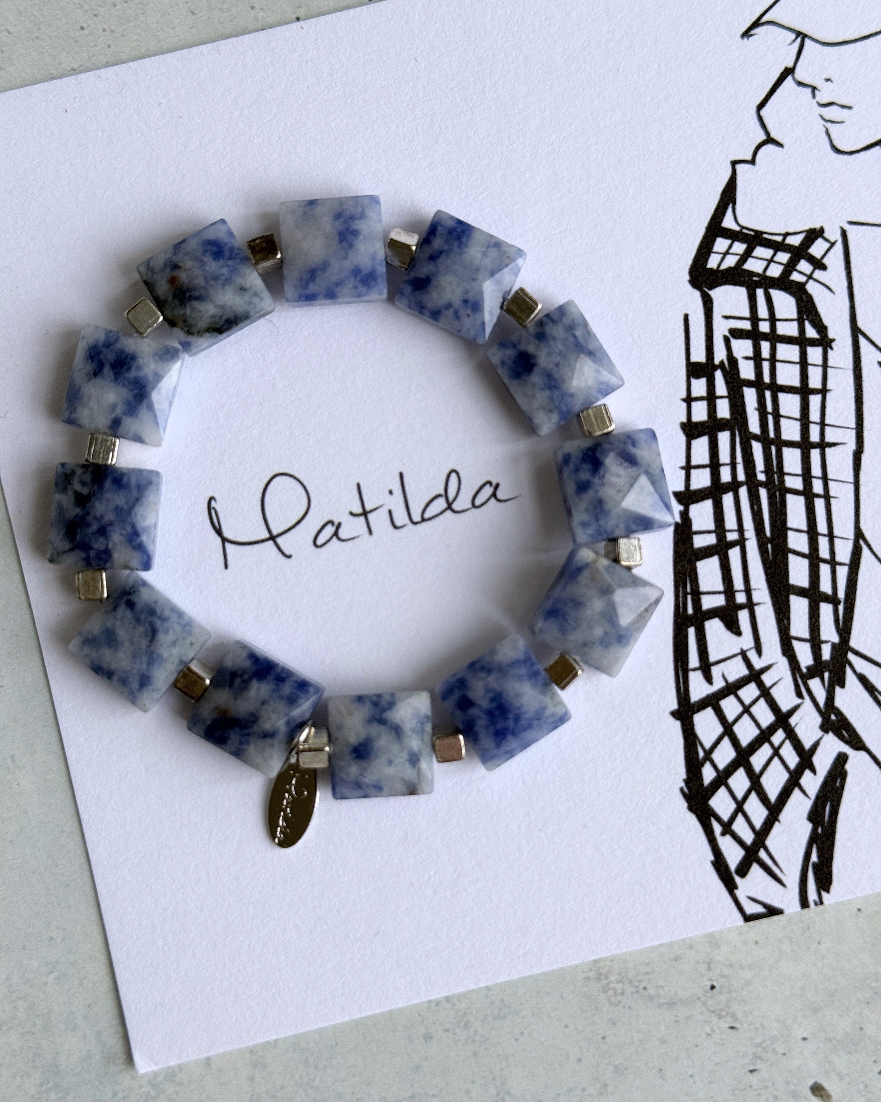 tumble bracelet(ソーダライト)