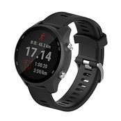 for GARMIN(ガーミン) ForeAthlete 245 245 Music バンド 交換バンド ベルト シリコン 互換品 リストバンド 交換ベルト 替えバンド アクセサリー (ブラック)