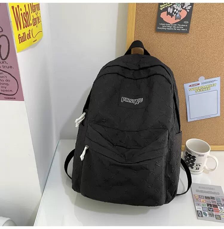 リュックも コーデのアクセント ４カラー チェック柄 リュック バックパック ブロック チェック スポーティー 通学 学生 ポケット付き お揃い Lamitte Deco トレンド 韓国ファッション ショップ Base店