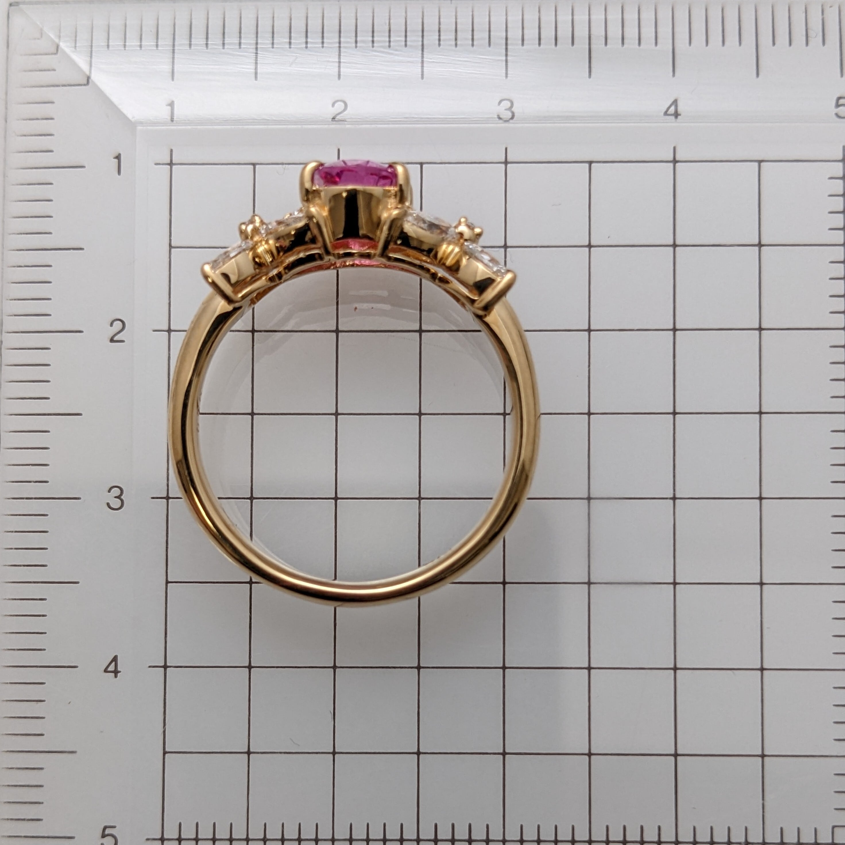 ☆仕上済☆ 18KYG サファイヤリング レディース #15 1.00ct