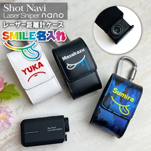 SMILE 名入れ Shot Navi nano 専用 レーザー距離計ケース （全3色）　ショットナビナノ ショットナビ Shot Navi Laser Sniper nano