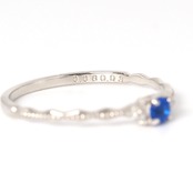 アウイナイト リング 0.08ct pt900 D0.03ct