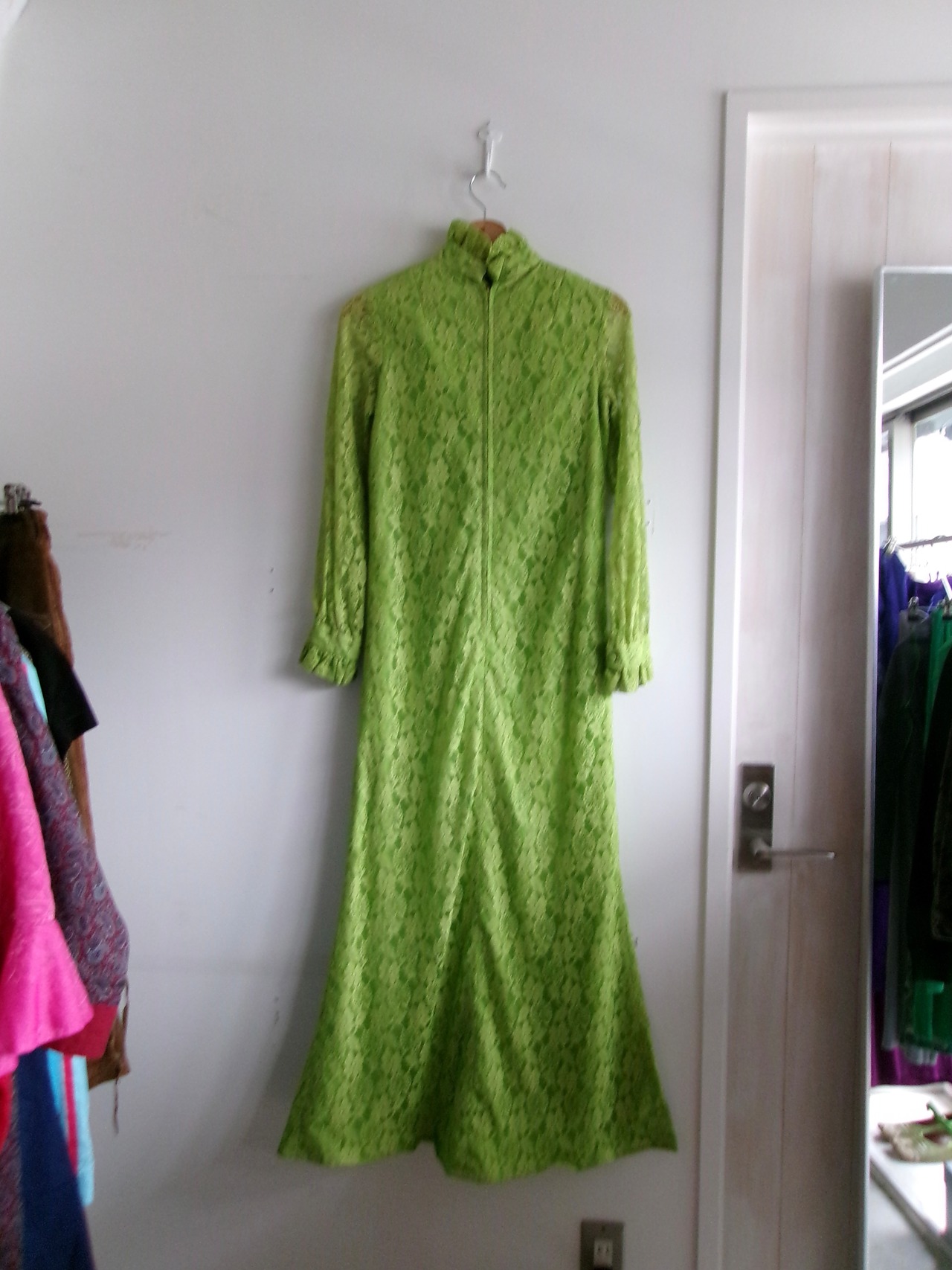 70’s vintage Laced long dress
