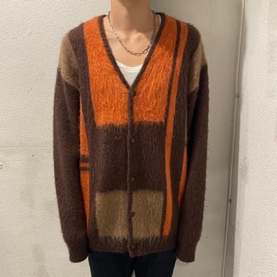 NEEDLES ニードルズ ニードルス モヘアカーディガン HM269 Mohair Cardigan オーバーサイズ 179cm  63kg【表参道t10】 | ブランド古着Brooch powered by BASE