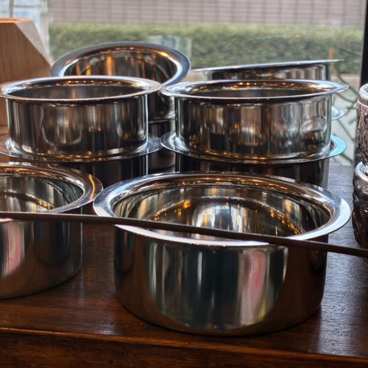 India Stainless Steel Curry Small Plate L, Indian Stainless Steel Katori Curry Plate, Large, Round Bowl, Outdoor, Small Plate, Small Bowl