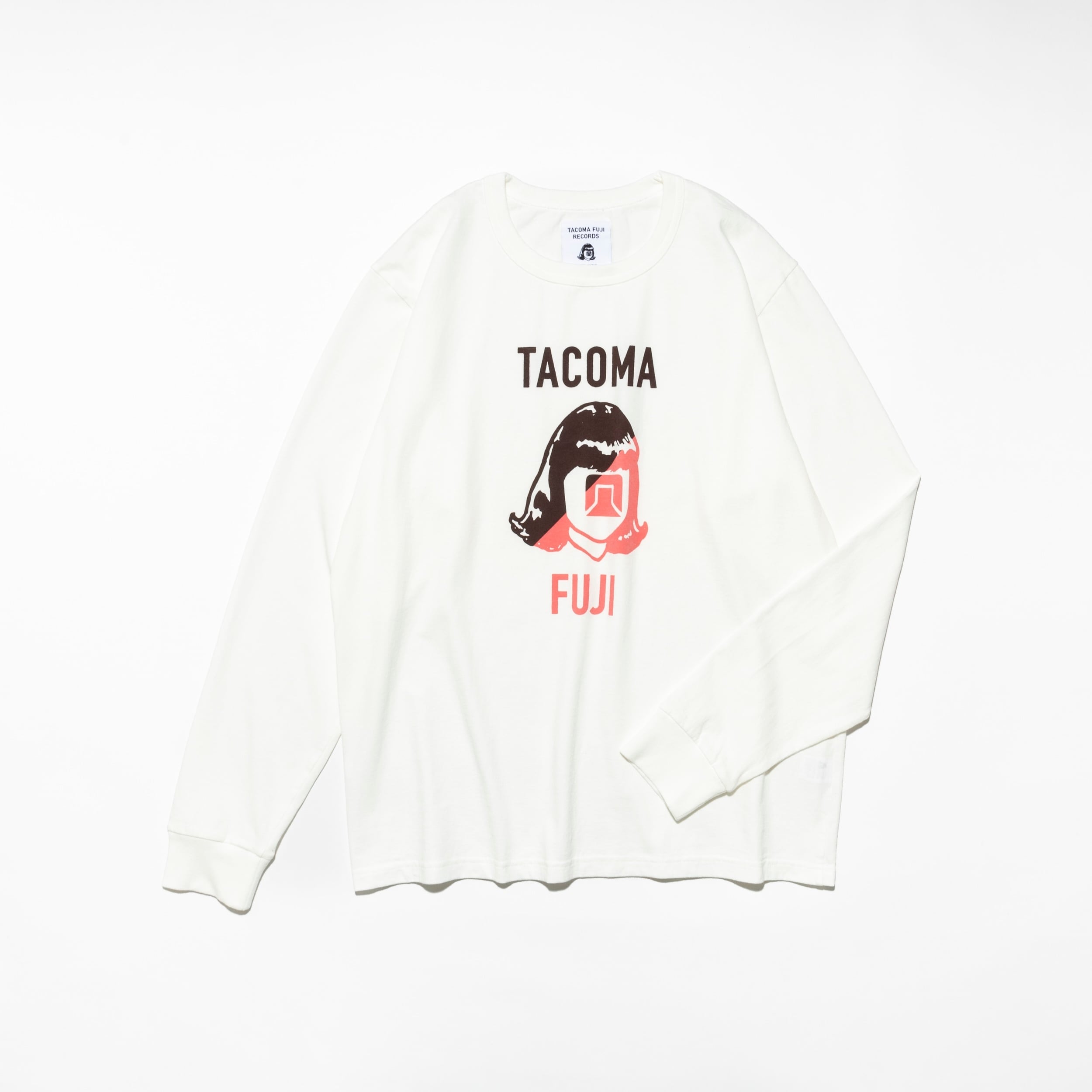 TACOMA FUJI RECORDS】TACOMA FUJI HANDWRITING LOGO LS Tee TACOMA FUJI RECORDS】TACOMA FUJI HANDWRITING LOGO LS Tee