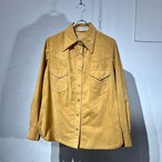 70s SECK ADAM Peach Skin Western Shirt