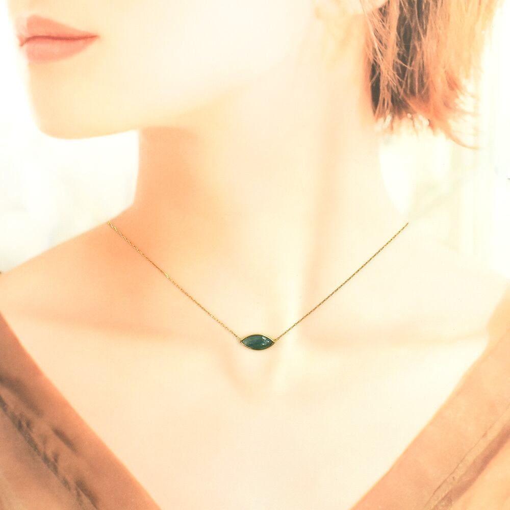 グランディディエライト ペンダント ネックレス K18イエローゴールド