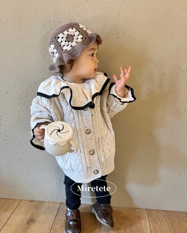 【取寄】バイカラーが大人かわいいピエロカラーブラウス