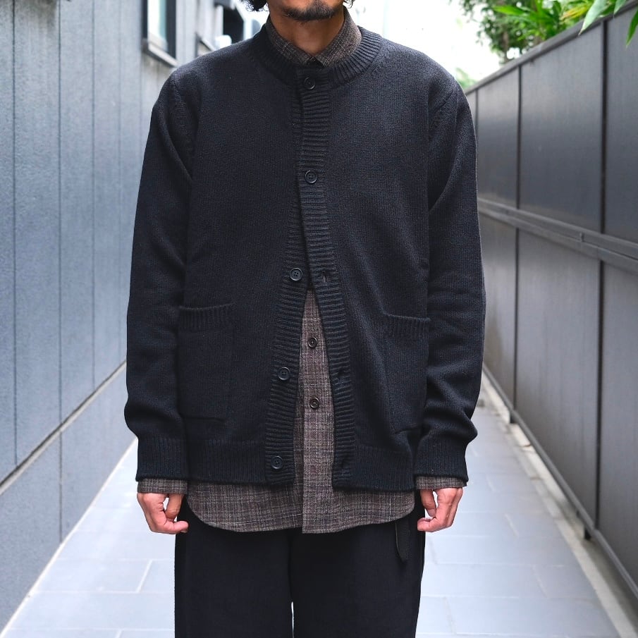 EVAN KINORI(エヴァン キノリ) / Crewneck Cardigan Cashmere Lambs