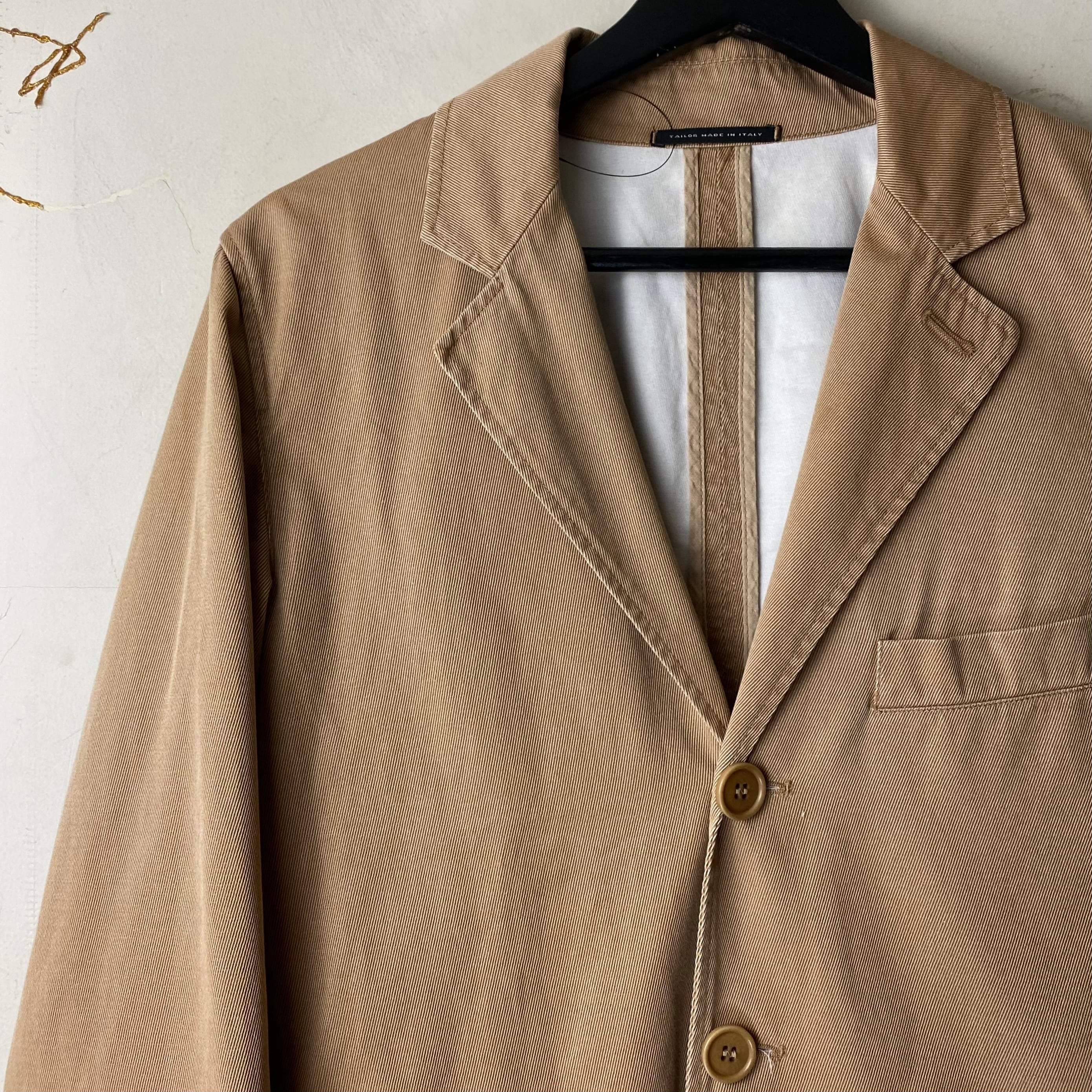 C.P.COMPANY brown cotton twill tailored jacket | NOIR ONLINE