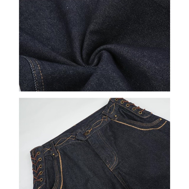 lace-up design denim　レースアップデザインデニム　J2147