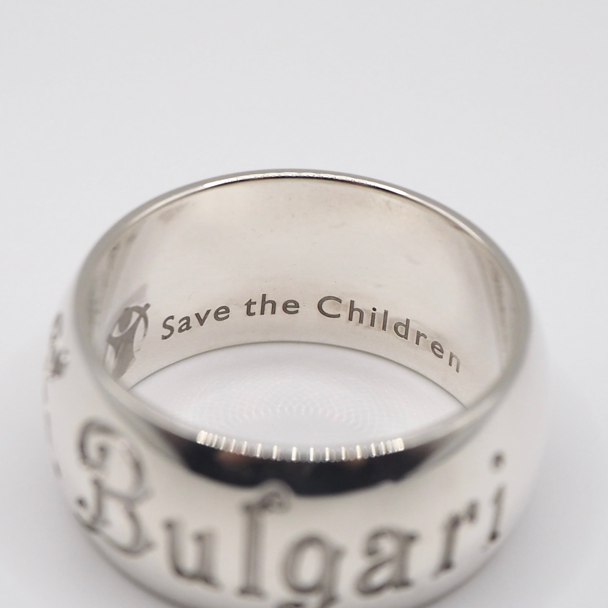 BVLGARI 約18号 セーブ・ザ・チルドレン リング シルバー925 ブルガリ