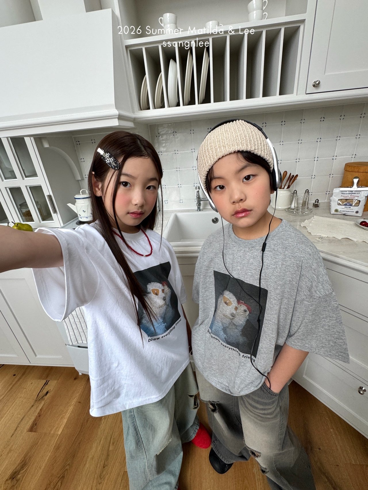 [Matilda&Lee] Friends Dog Tea (15/17/19) / [마틸다앤리] 프렌즈도그티 (15/17/19)