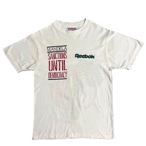 [90's ]Reebok MADE IN USA ヴィンテージ Tシャツ ネルソンマンデラ