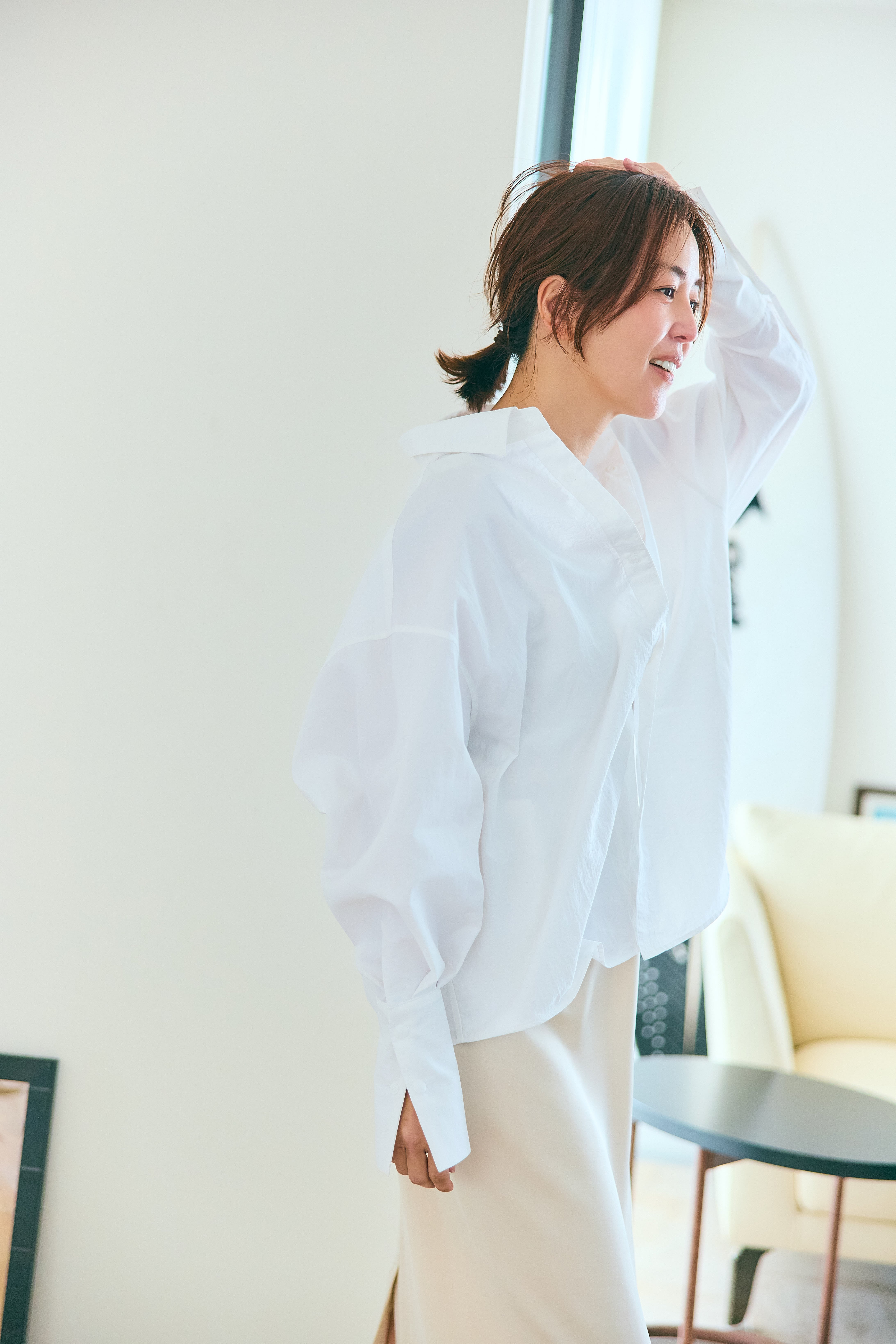 Beach & Town & Pool side shirt！ホワイト | THE9SHOP