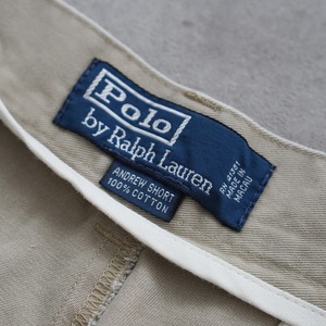Polo by Ralph Lauren POLO CHINO "ANDREW SHORT" beige [W38] 古着