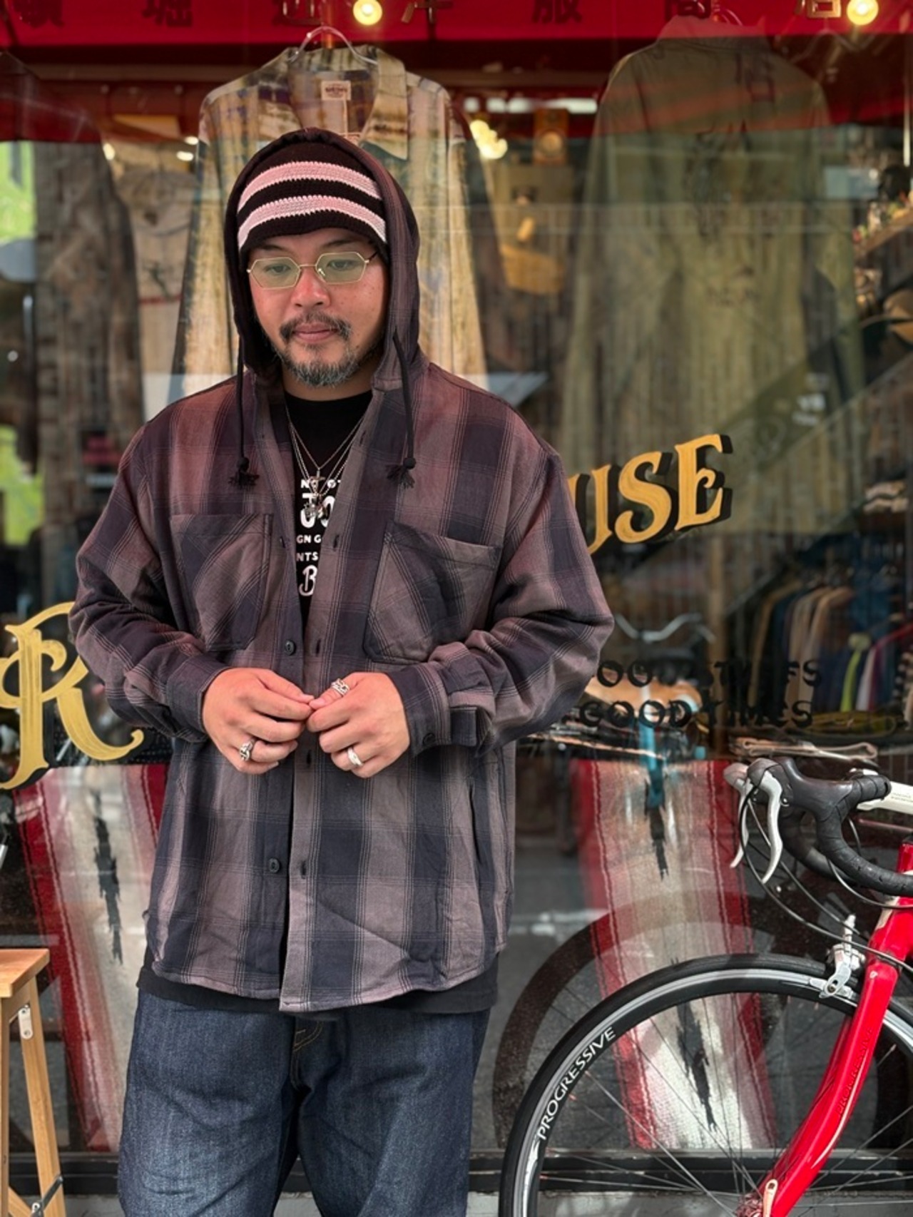 GENIUS CRAft / CHECK NEL HOODIE / シャツジャケット - 11