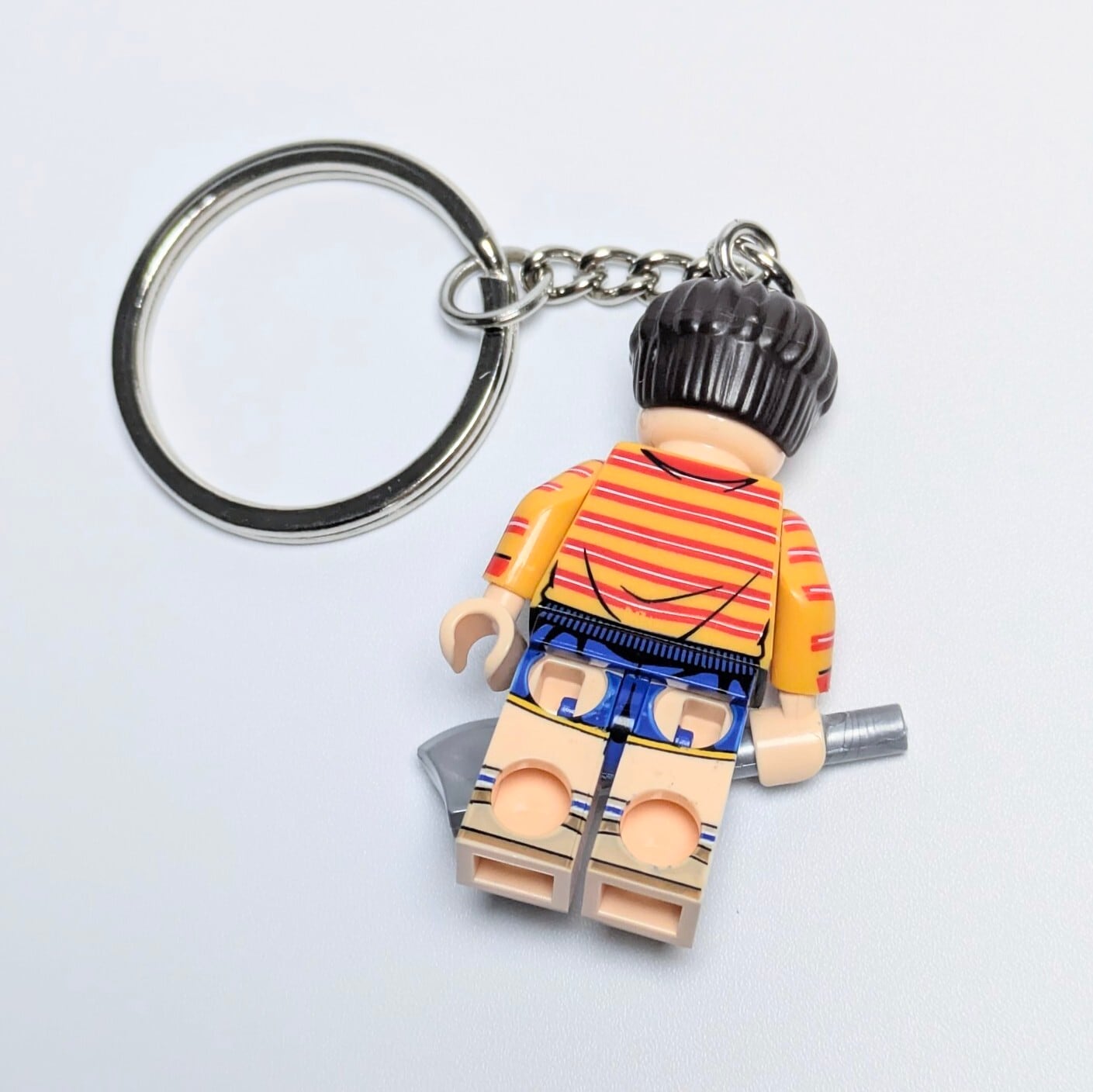 ★ブロックフィギュアキーホルダー★【 Stranger Things / ストレンジャーシングス 】 ウィリアム・バイヤーズ / ウィル / 賢者ウィル(Will the Wise) 〚アメリカン雑貨 アメトイ〛