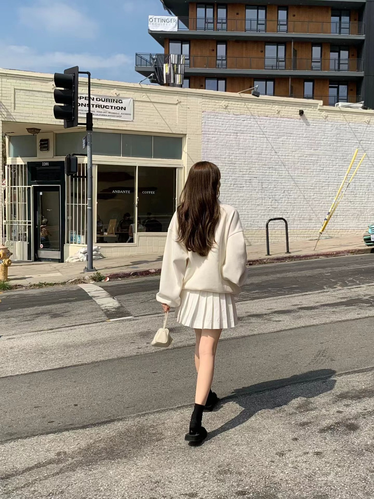 (OUNCE)  mini pleats skirt