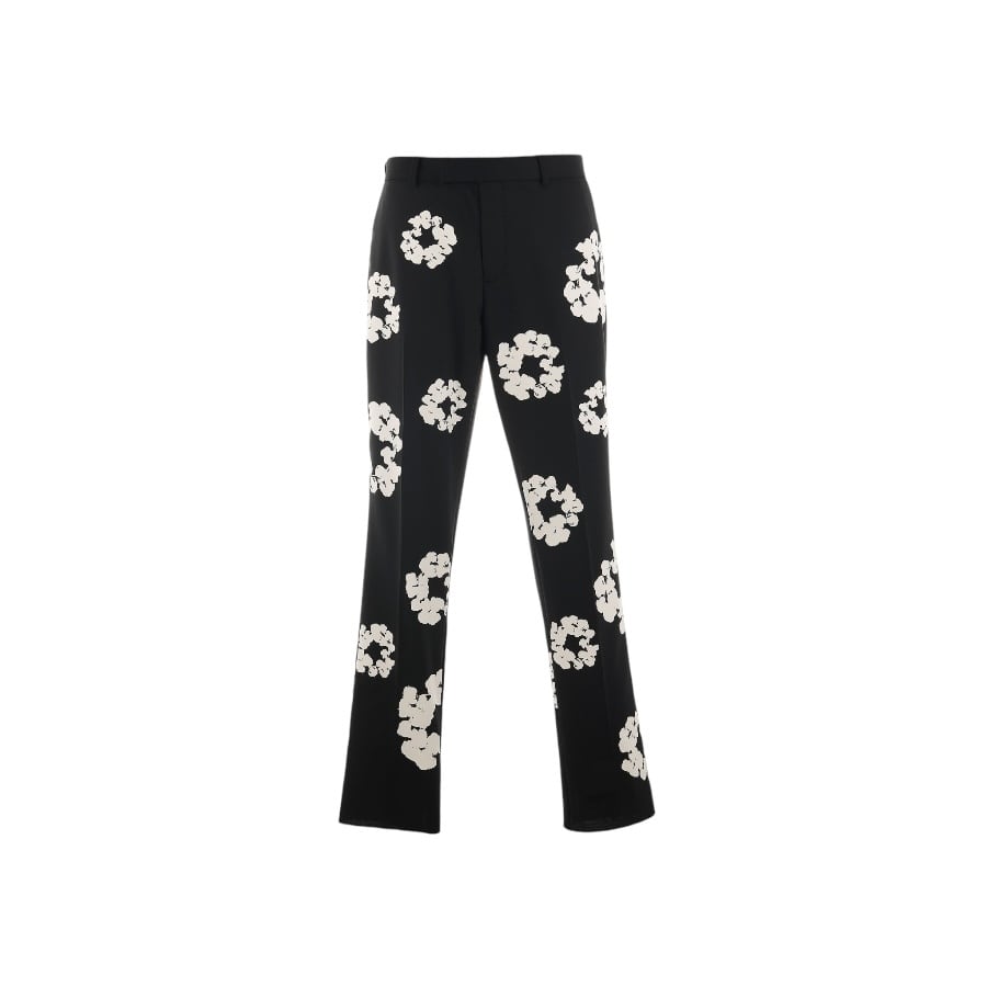 SAINTMICHAEL】SM-YS1-0000-C49/DT_SLACKS/CT WRTH/BLACK | AYIN