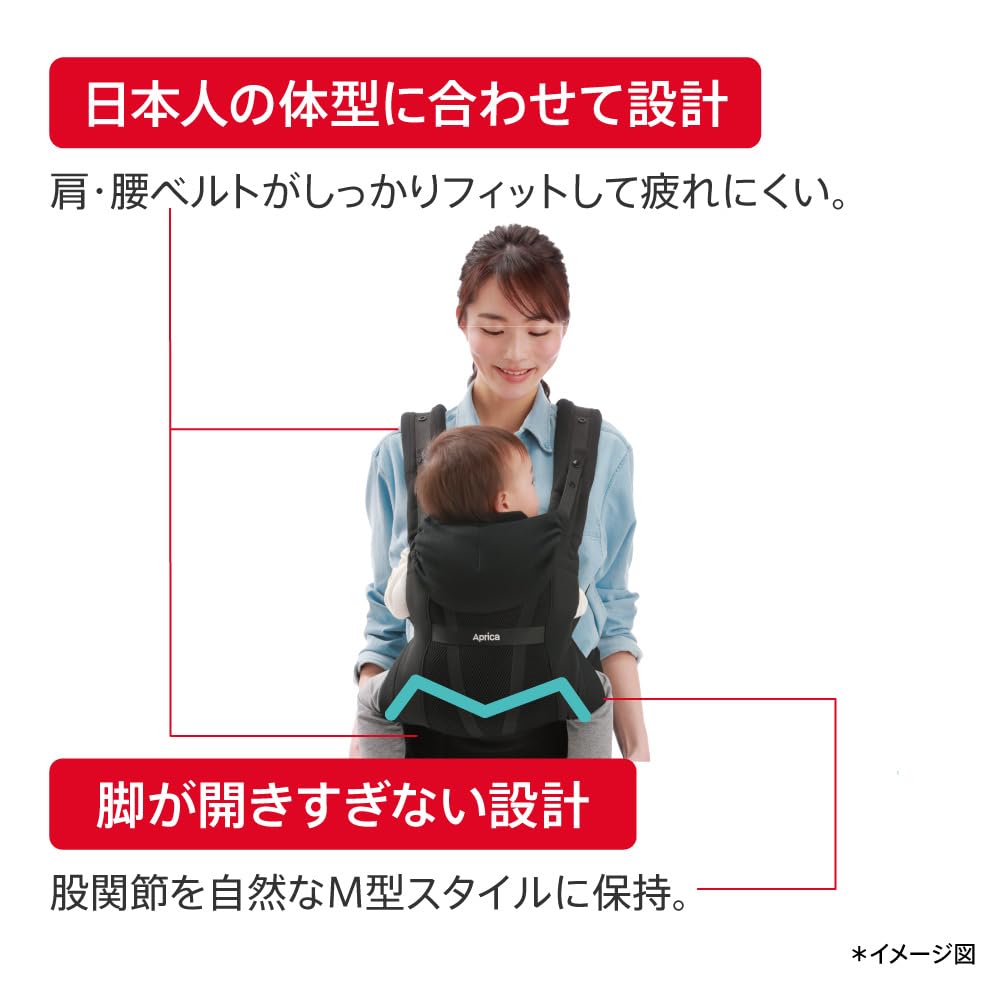 Aprica(アップリカ) 抱っこ紐 コランハグ ライト 0か月から36か月まで
