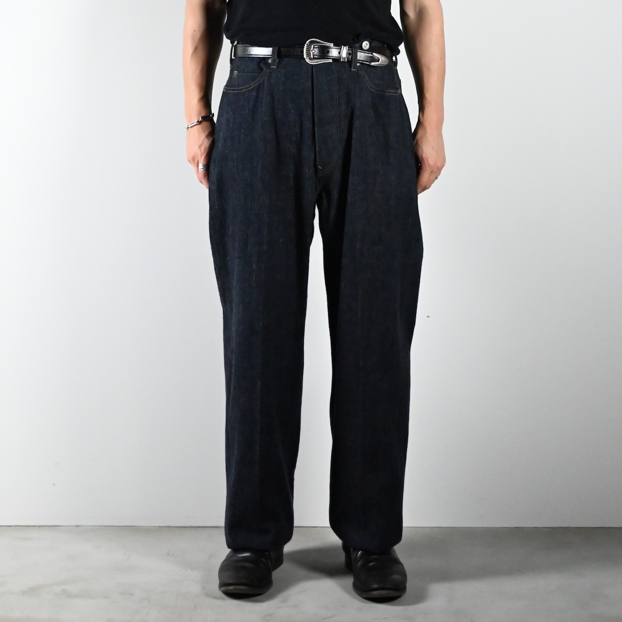 OLD JOE / BELTLESS WAIST JEAN TROUSER"990"